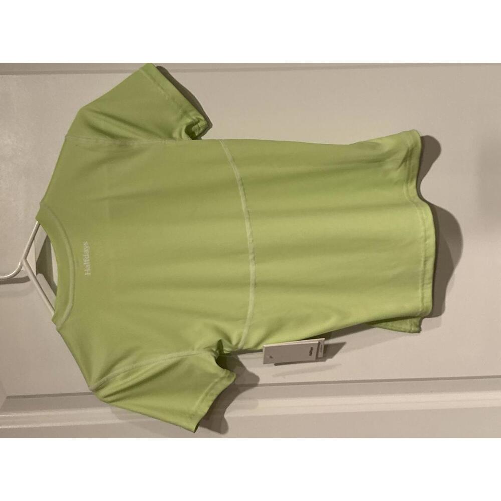 $65 NWT Halfdays Mollie Performance T-Shirt - Women's Pistachio Size S - Picture 9 of 11